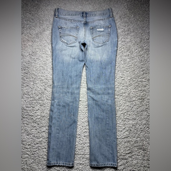 Decree Jeans Womens 3 Boyfriend Low Rise Light Wash Distressed Holes Casual - Picture 7 of 7